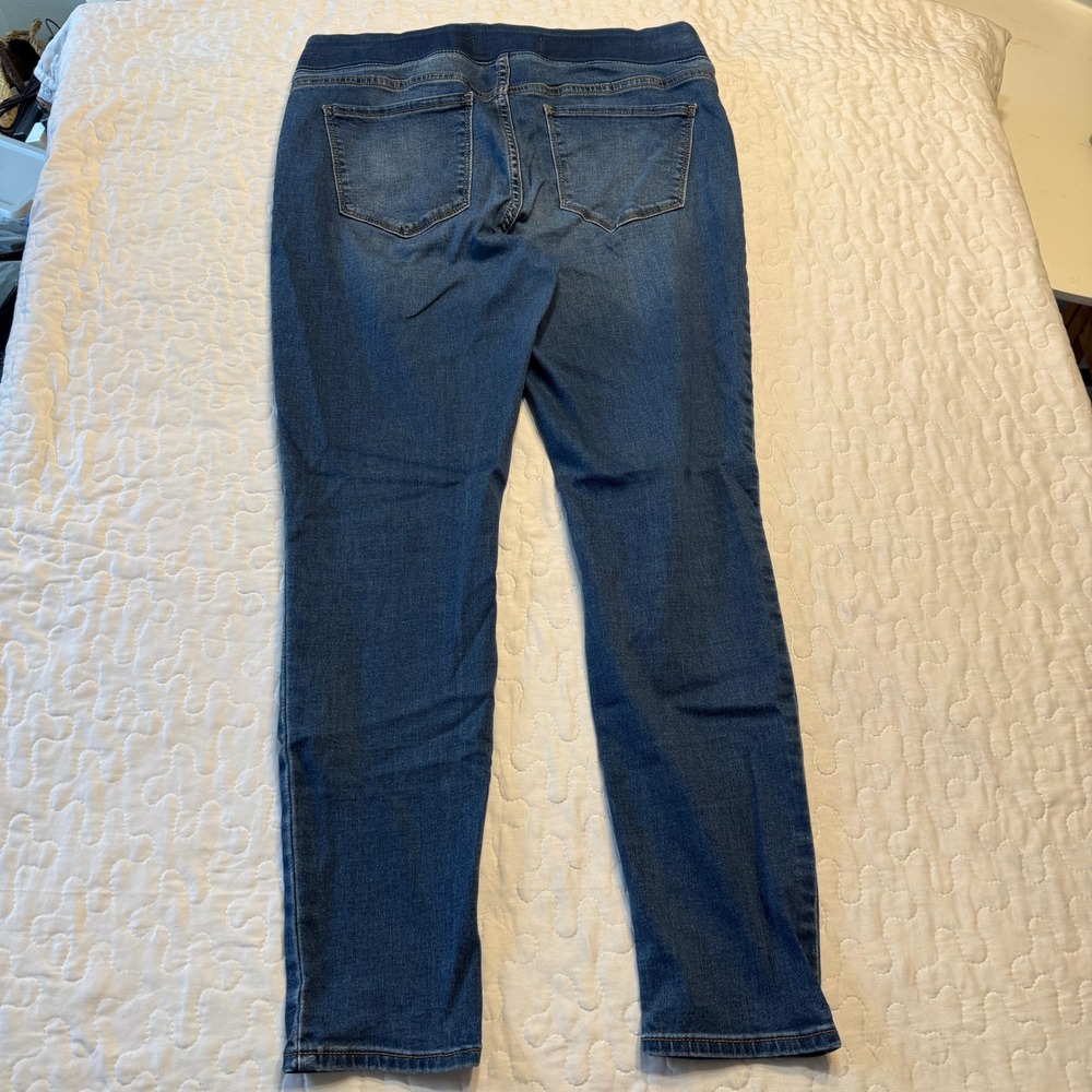 Women 12 Short Rockstar Jeggings Elastic Waist Skinny VERSATILE EVERYDAY COMFY - Picture 8 of 10